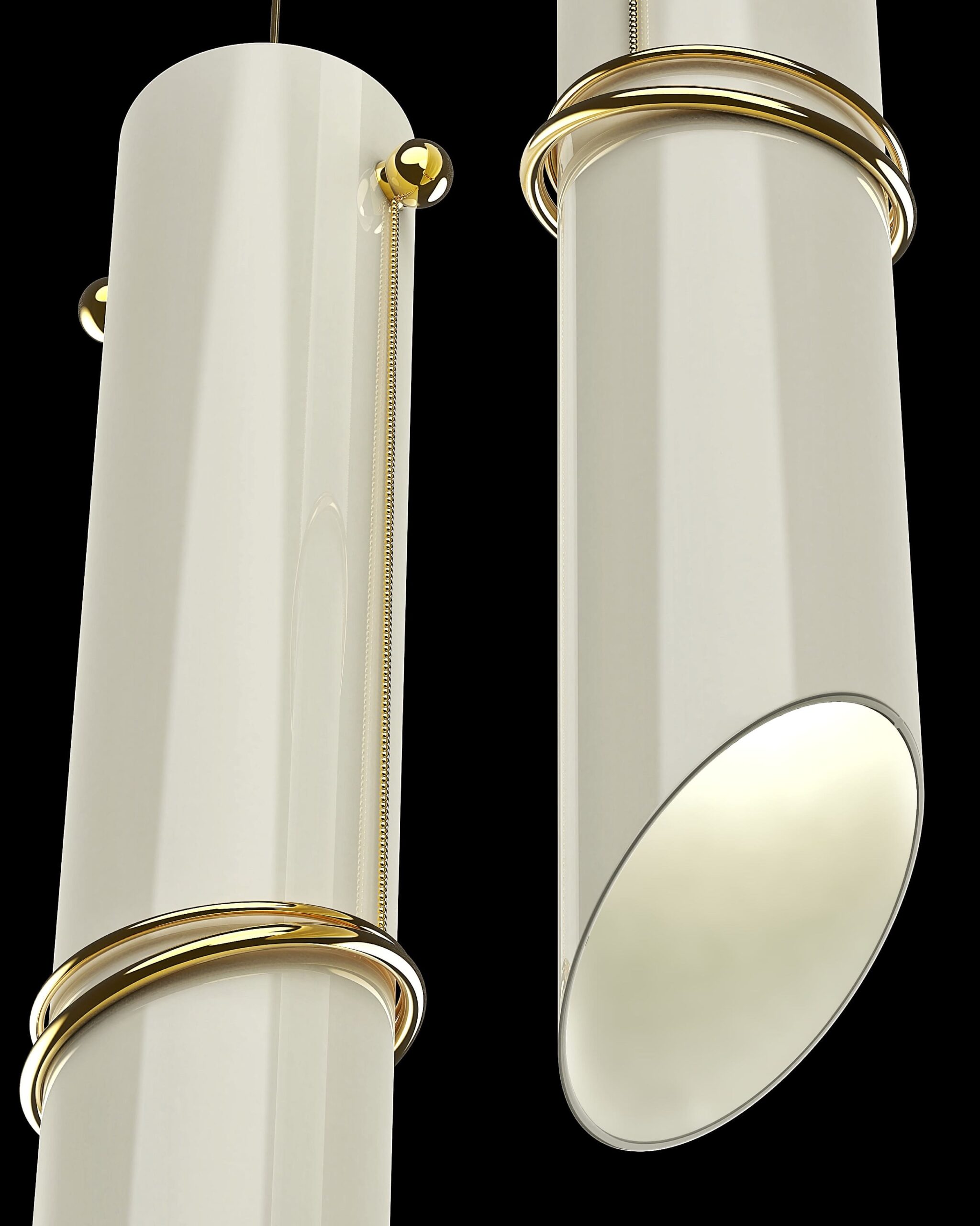 Harmony-luminaire-suspensions-verre-soufflé-gros-plan