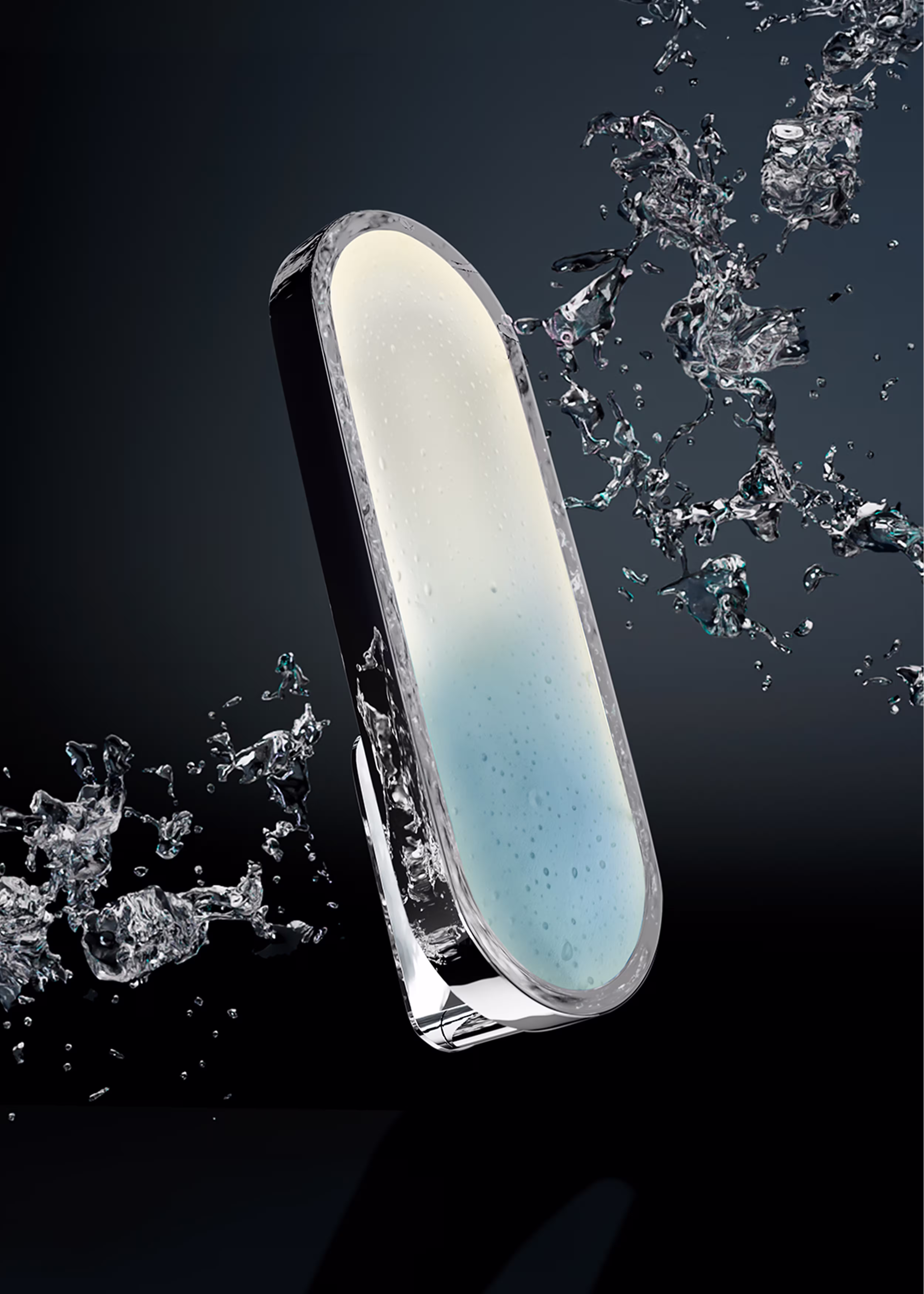 Concord'Air - Concord'Air wall light in glass and brass with LED lighting